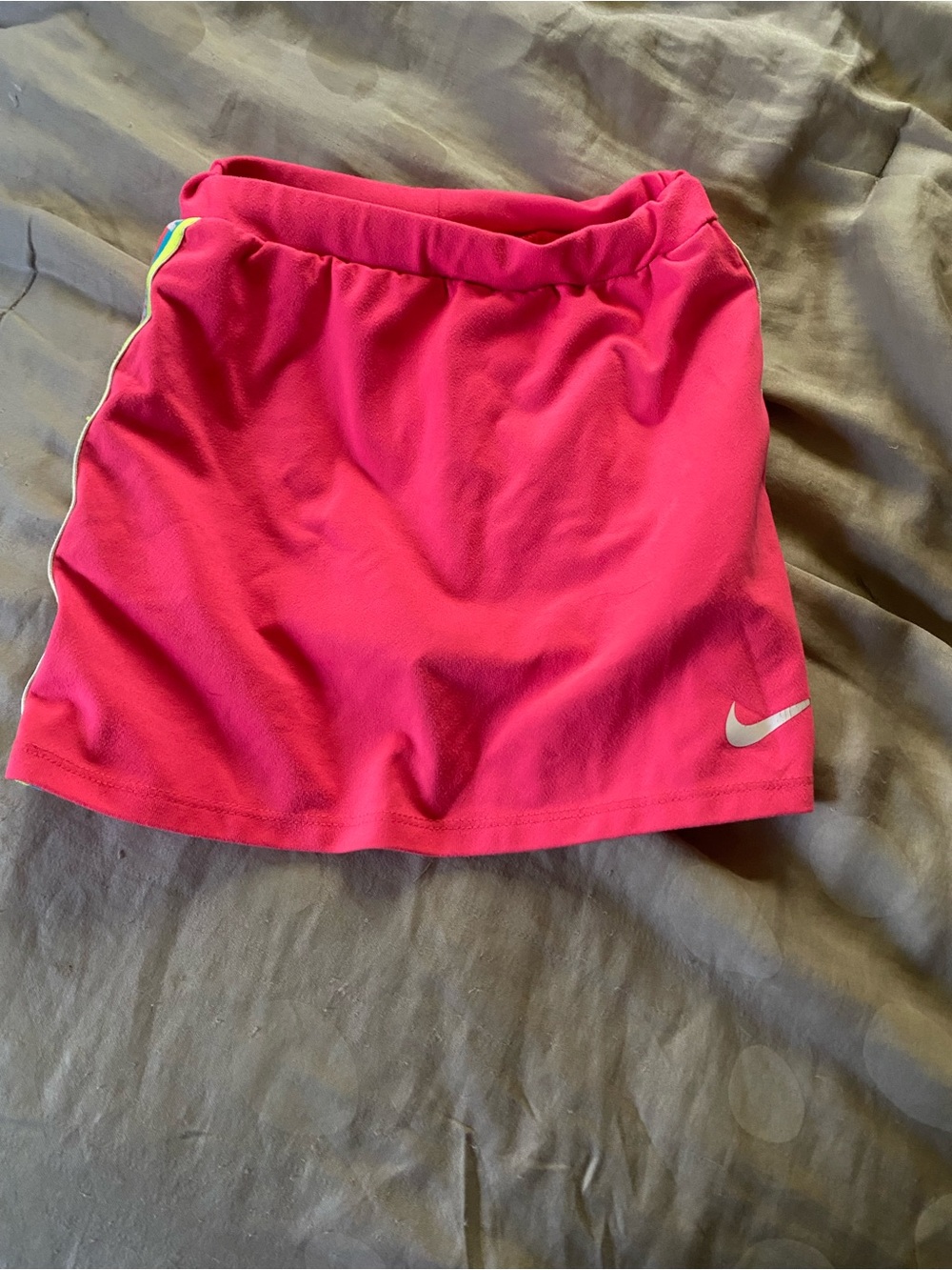 Nike Girls Pink Athletic Skirt with built in shorts
